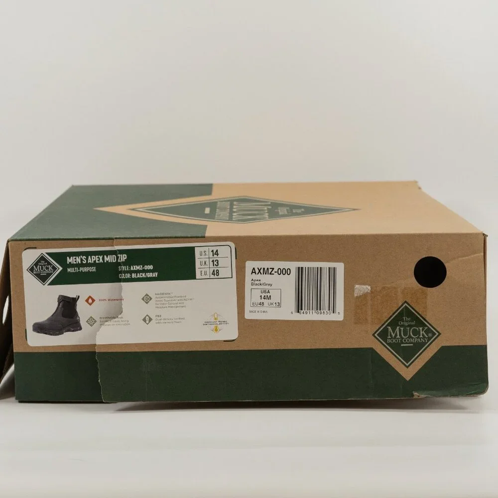Muck Boot Company Men's Apex Mid Zip AXMZ-000 Multi Size